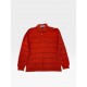 Tommy Hilfiger Classic Striped Rugby Polo Shirt Red